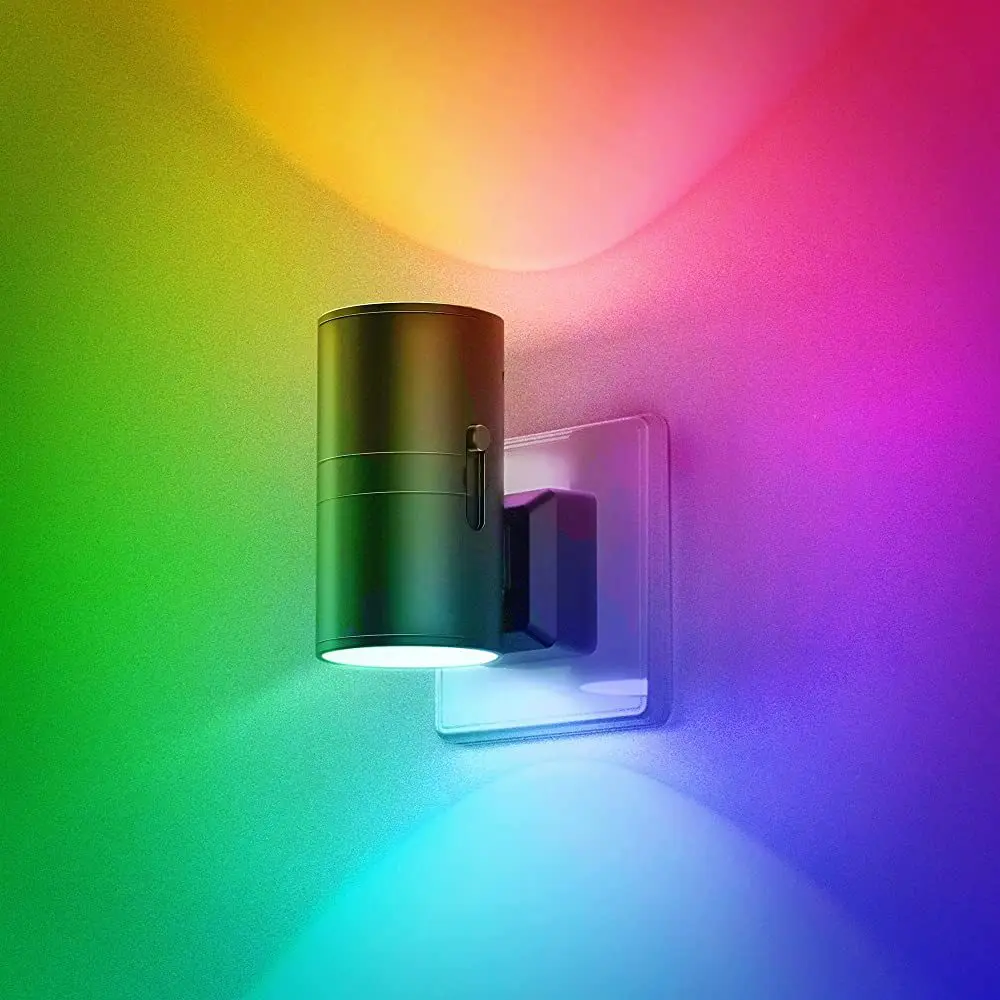 Cylindrical LED Night light, Bedside Light, RGB Color Changing Tube Light, Small Night Light, Indoor Lighting, Decorative Light