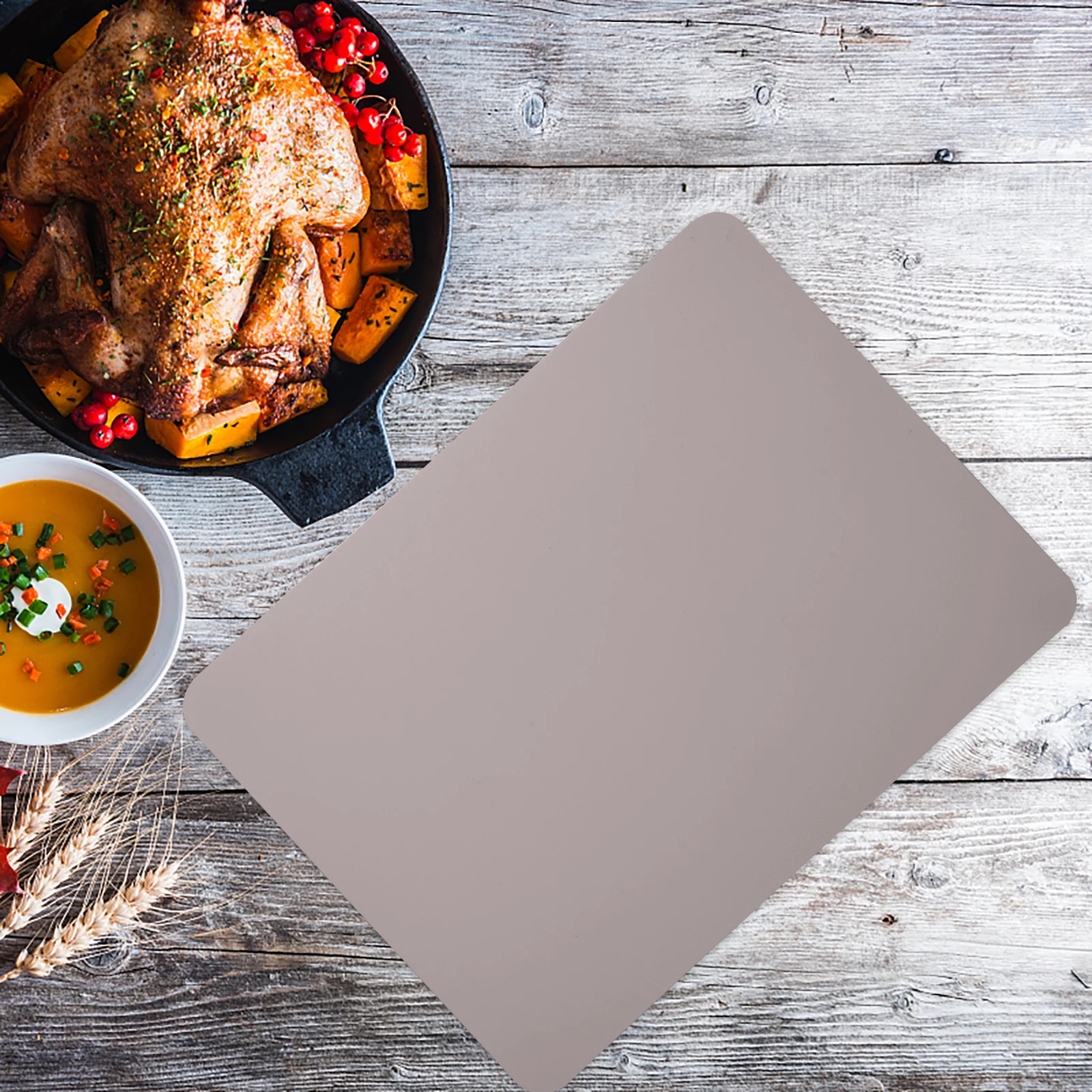 

Insulated Table Mat Kitchen Non-slip Clear Desk Dinner Mats Adhesive Coffee Placemat Decorations