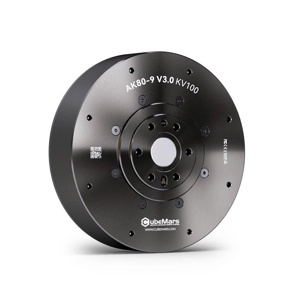 

CubeMars AK80-9 V3.0 KV100 Brushless Planetary Gearbox Dc 48V Robotic Motor For Exoskeleton