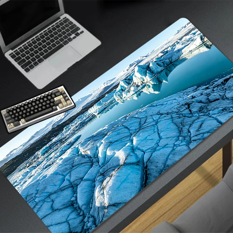 Exquisite Mouse Pads XXL Gamer Extended Desk Mat Natural Landscape Computer Accessories Keyboard Mousepad Non Slip Desk Decor