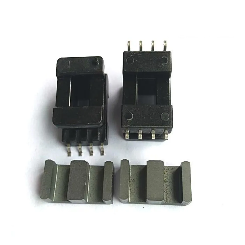 transformer EE14 ferrite  core  and  vertical  bobbin SMD 4+4pins  20set/lot free shipping