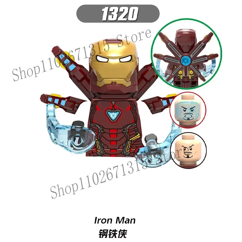 Marvel Avengers Superheld Bouwstenen Iron Man Doctor Strange Hulk Thanos Spider-Man Venom Hawkeye Bricks Toys