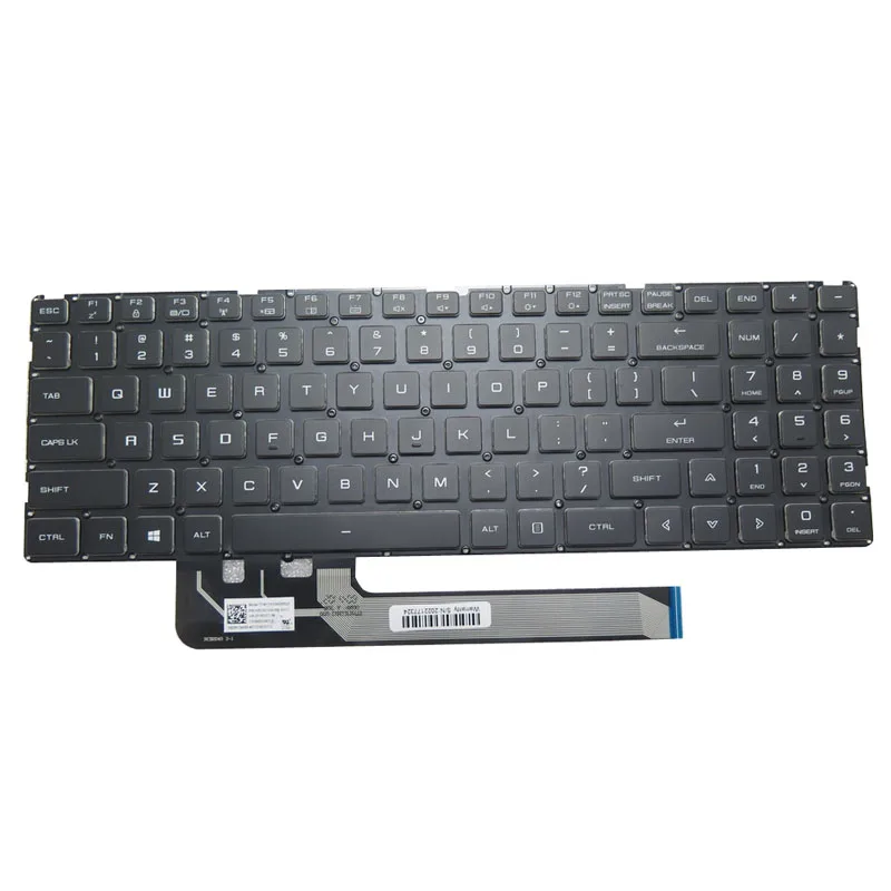 Arabia Brazilian German Japanese Korean Spanish Turish UK US Keyboard For Tongfang GM6PG3Q No Backlit Paper Black No Frame