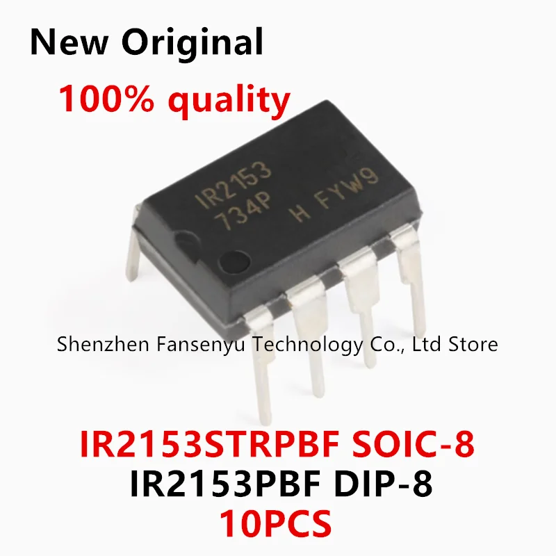 

10Pcs New IR2153PBF IR2153 DIP-8 IR2153STRPBF IR2153 SOIC-8 IC Chip In Stock Wholesale