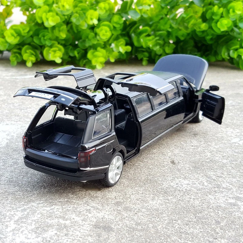 Verlengd 1:32 Diecast Automodel Speelgoed Stretch Limousine Met Terugtrekgeluid Voor Kinderen Speelgoed