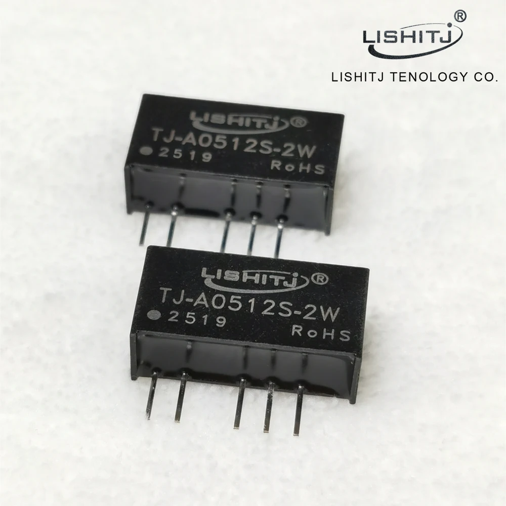 A0512S-2W SIP5 DC-DC para módulo de fonte de alimentação de chip de isolamento de impulso