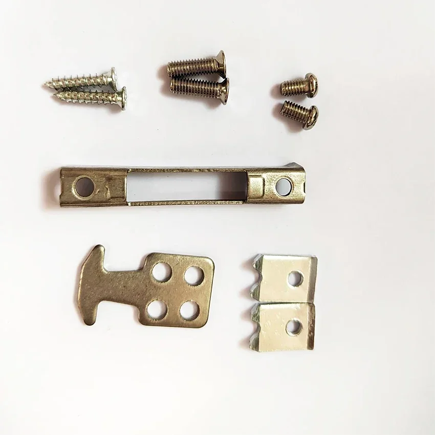 Sliding Door Mortise Lock Aluminum Alloy Sliding Door and Window Hook Lock Hook Latch Replacement Latch Lock for Patio Doors