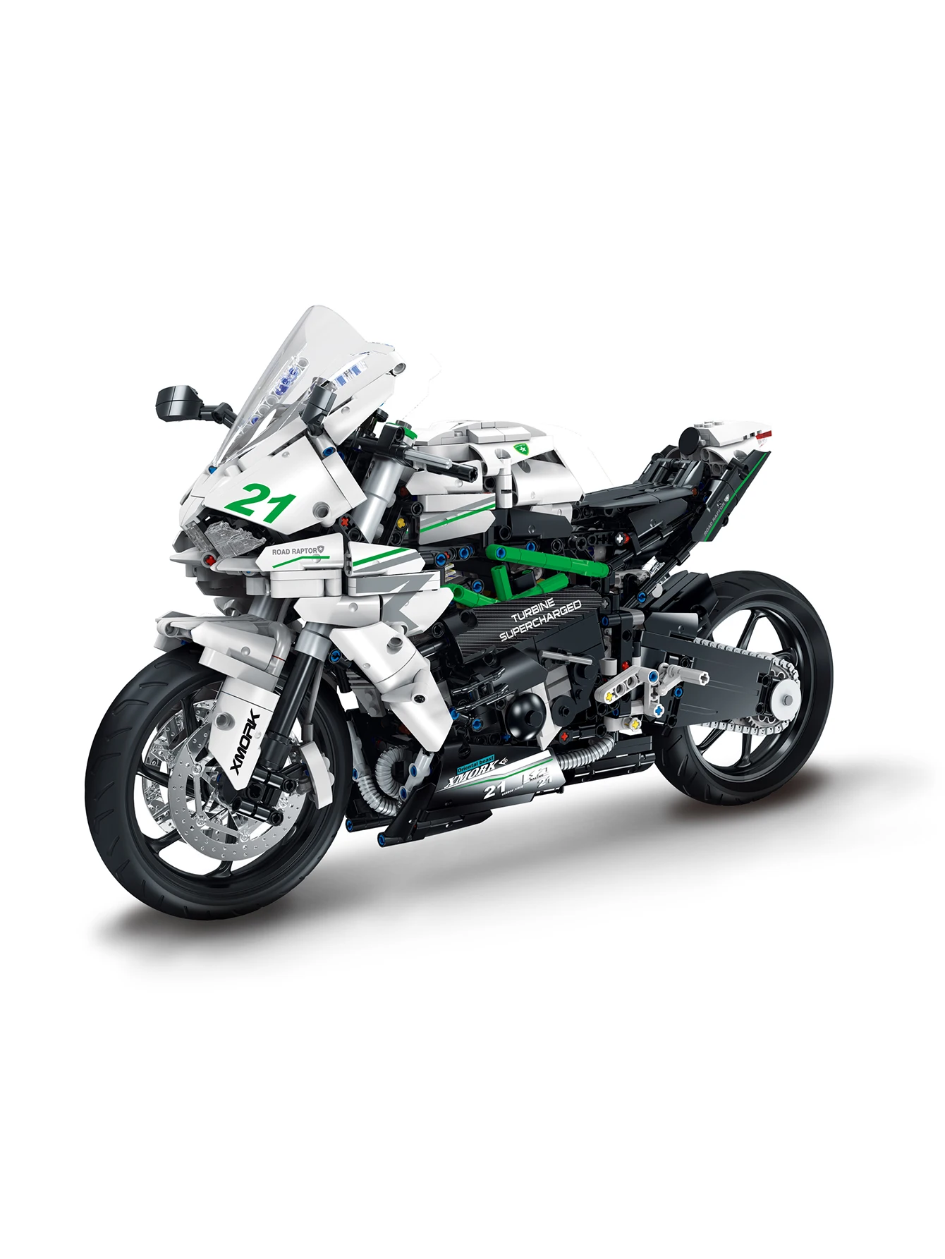 

1:5 Motorcycle and Motorcycle Building Blocks Toy, 2022PCS, Home Decoration Series Building Blocks Toy