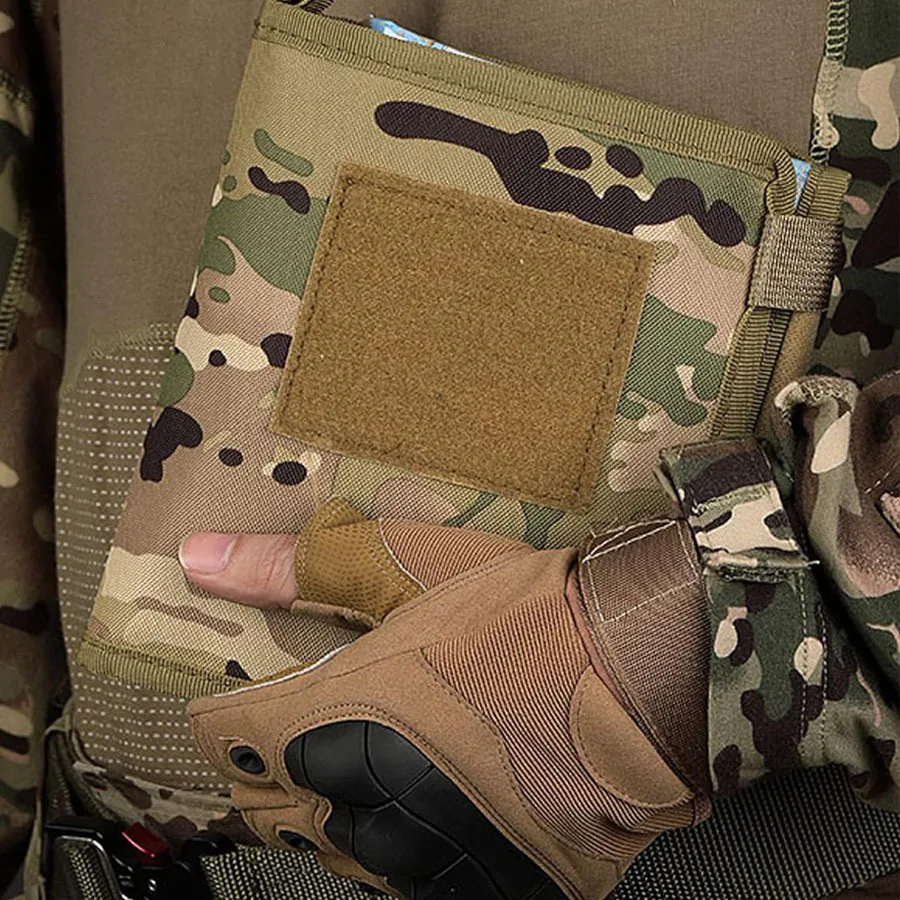 Map Case Tactical Notebook Multifunctional Waterproof Map Case for Military Hiking Outdoor Activities Map Bag Pen Bag Book Cover