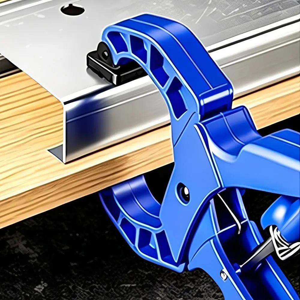 Useful Plastic Quick Clamp Non-slip Handle Spring Clamps Woodworking Tool Multi-Purpose Heavy Duty Locking Pliers Woodworking