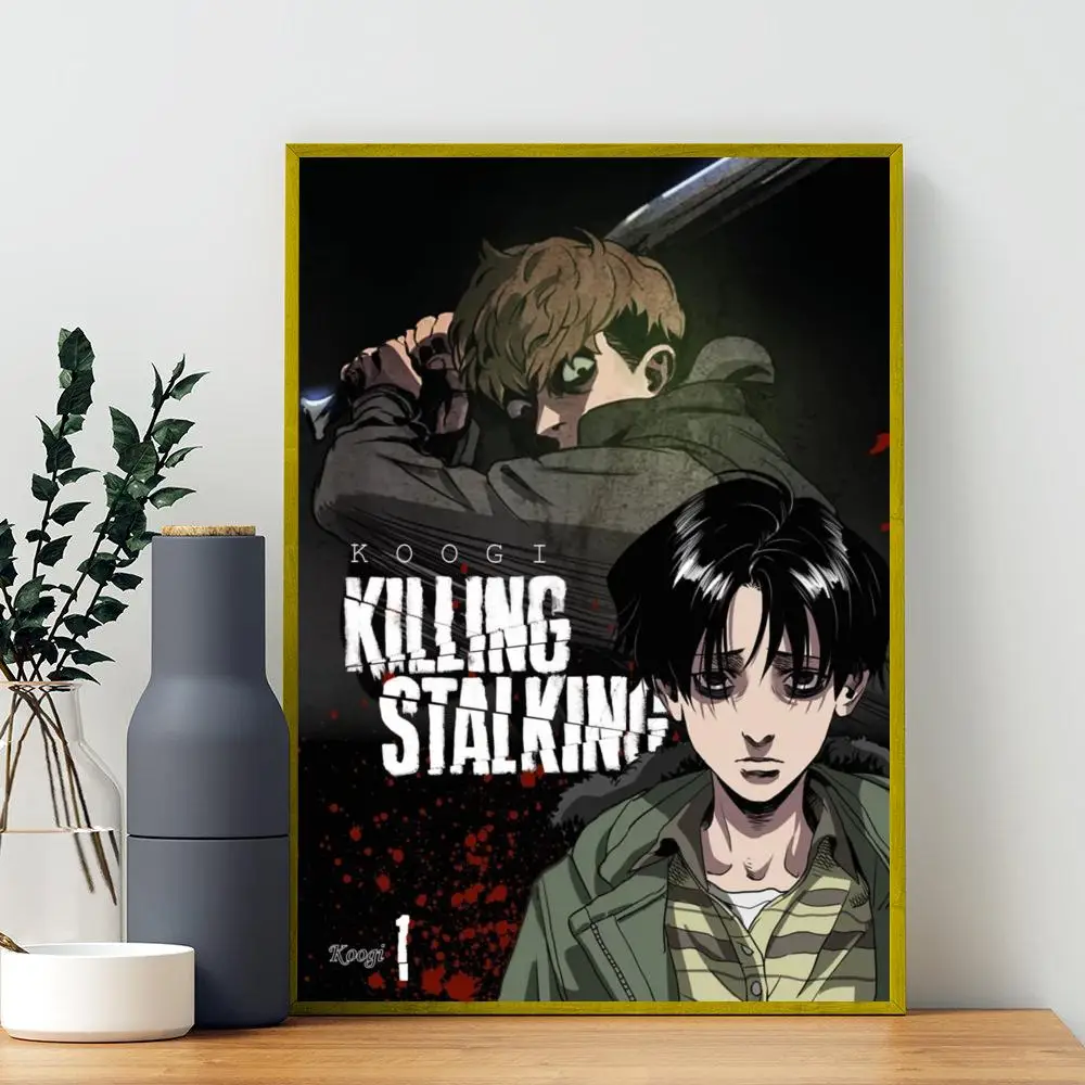 Anime Killing Stalking DIY Sticky Poster Whitepaper Prints Posters Artwork Vintage Decorative Painting