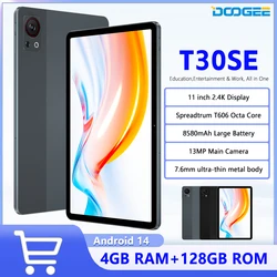 DOOGEE T30SE Tablet 2.4K TÜV Certified Display 9GB+128GB T606 Octa Core Quad Speaker 8580mAh 10W Charge Android14 Global Version