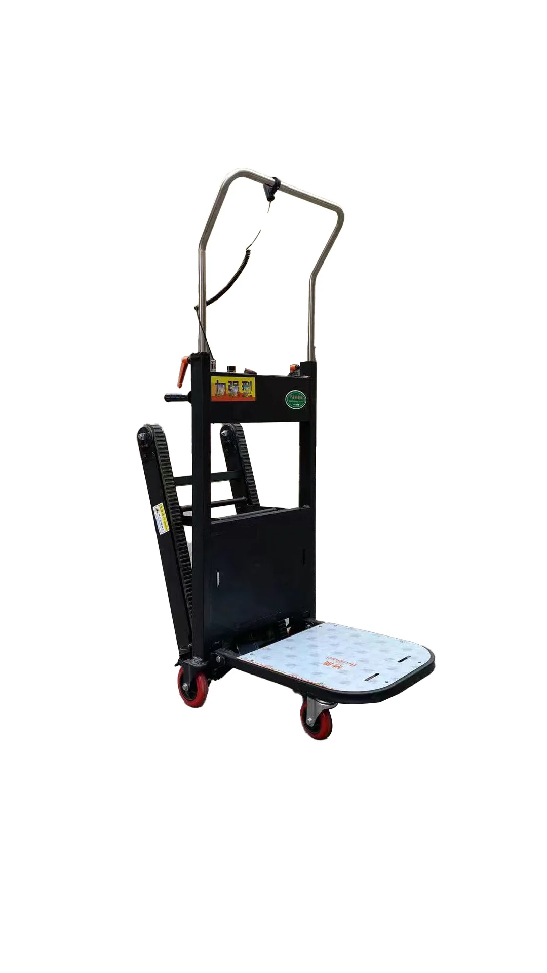 High Power Thickening Electric Crawler Type Climbing Machine Cart Staircase 400KG Crawler Climbing Stairs Handcart