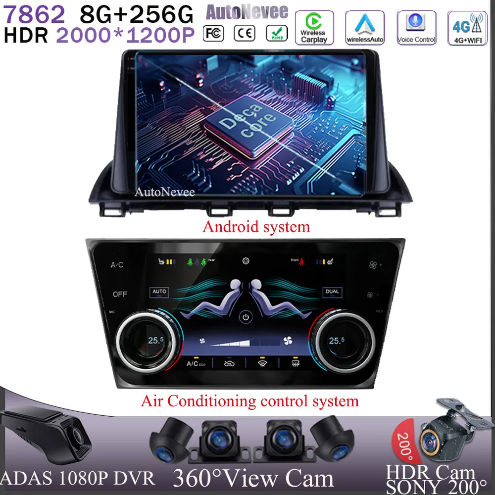 

Android 13 For Mazda 3 Axela 2014 - 2019 GPS Car Navigation Multimedia Player High-performance CPU Auto Radio Stereo No 2din DVD