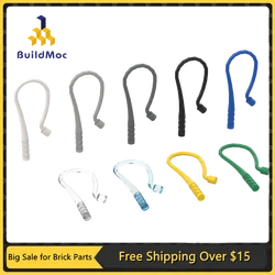 10Pcs MOC Parts 88704 Whip Bent Compatible Bricks DIY Assmble Building Blocks Particle Kid Puzzle Brain Toy Gift