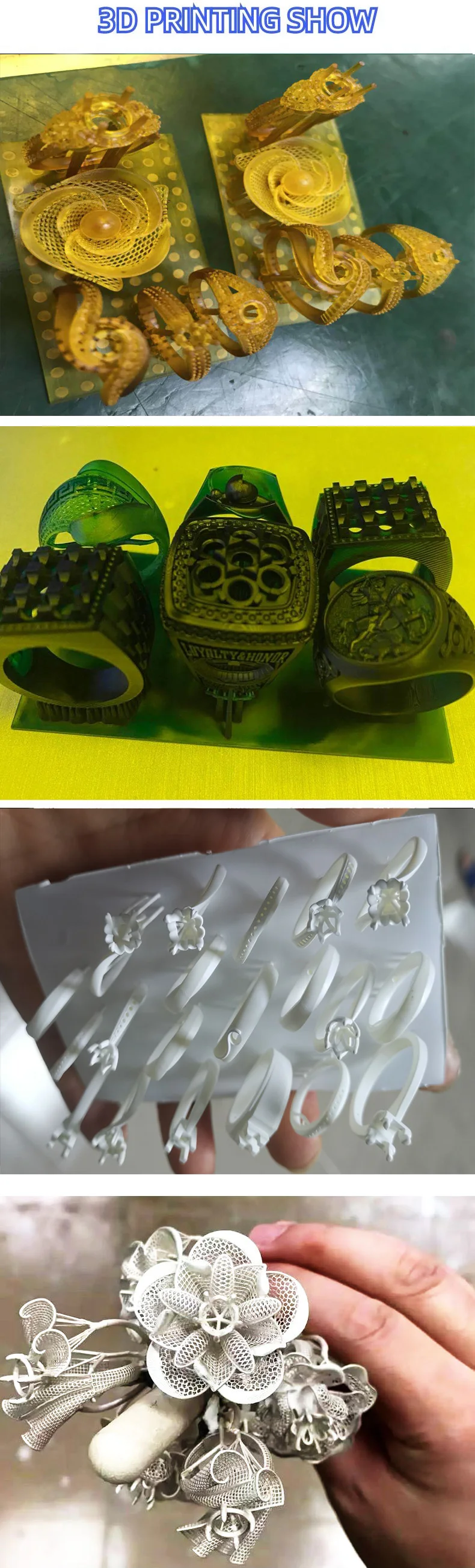 WW Jewelry Casting Wax Resin 405nm Castable 3D Resin for 4K/8K SLA/ DLP/LCD  Printer