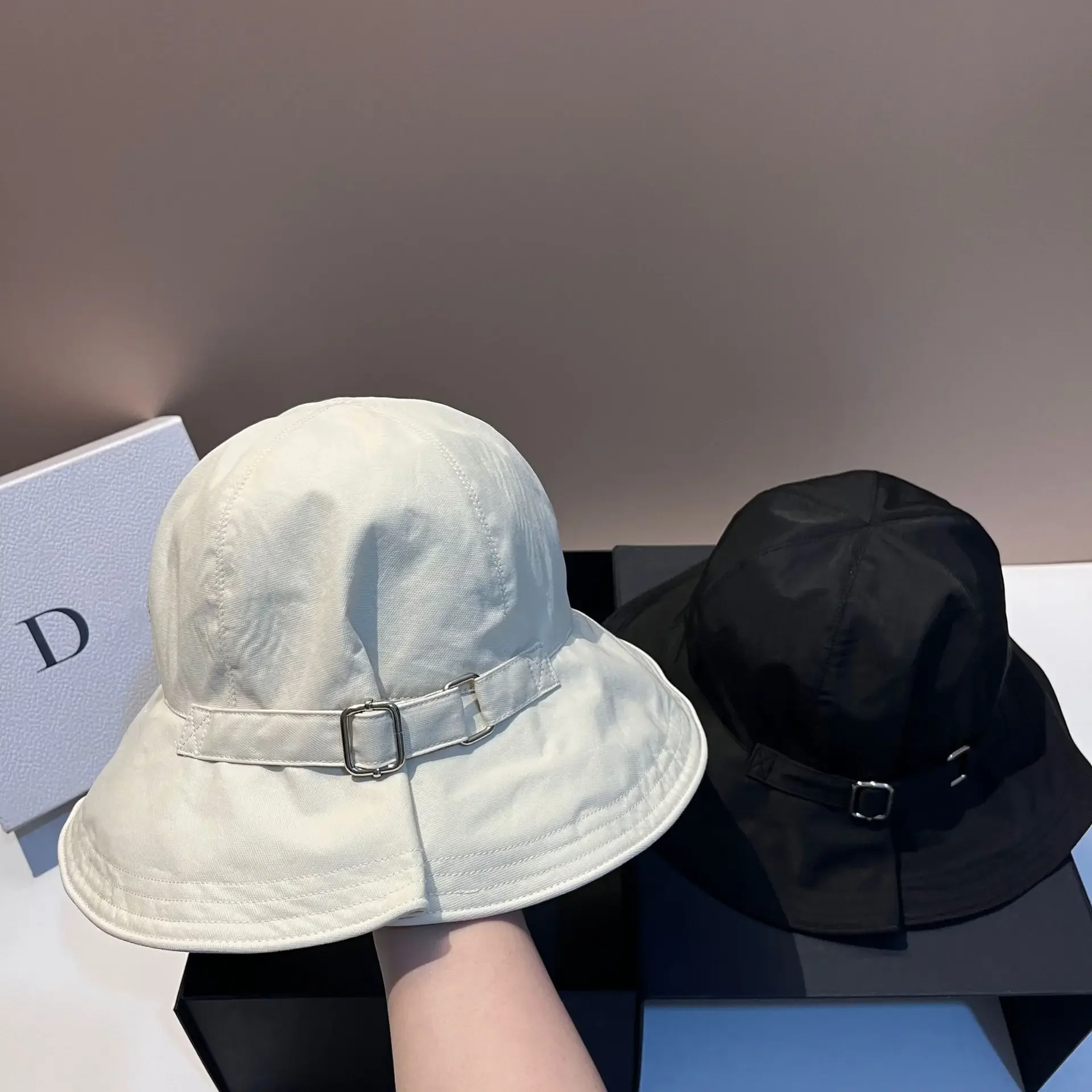 ‌2025 Korean Style Foldable Bucket Hat - Wide Brim Sun Protection, Lightweight & Breathable for Women