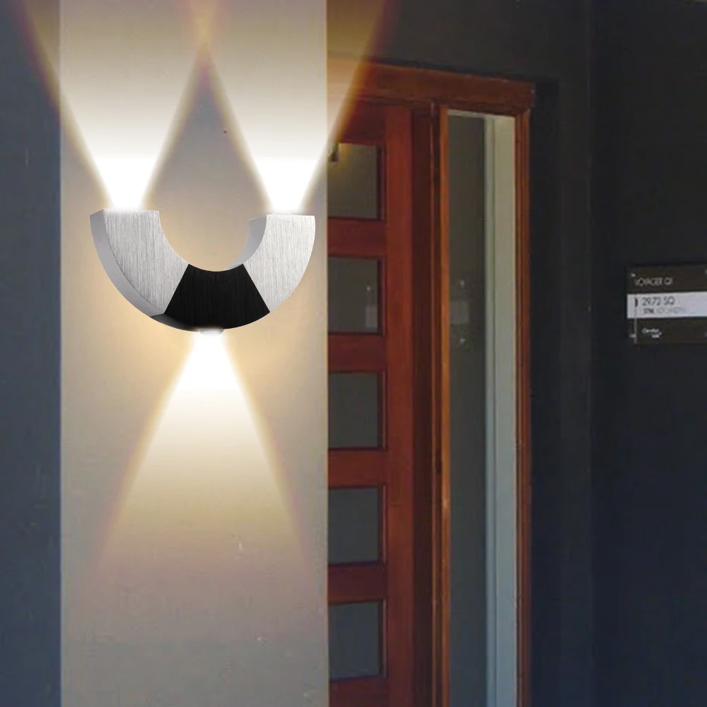 BORUiT LED Solar Lights Warm Light Solar Lamp Powered Sunlight Waterproof Automatic Lighting Street Light for Garden Decoration