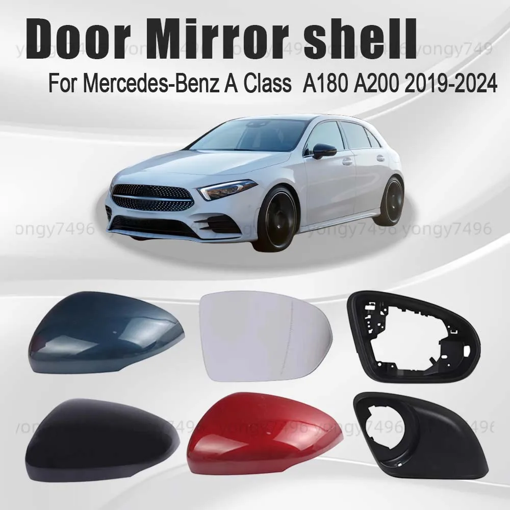 

Protective Door Mirror Shell For Mercedes Benz A Class A180 A200 CLA 2019 2020 2021 2022 2023 2024 Car Rearview Accessories