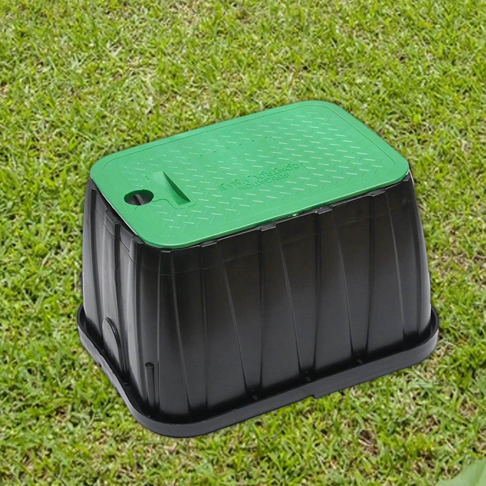 

Sprinkler Valve Box with Cover Lid Heavy Duty Easy to Install Practical