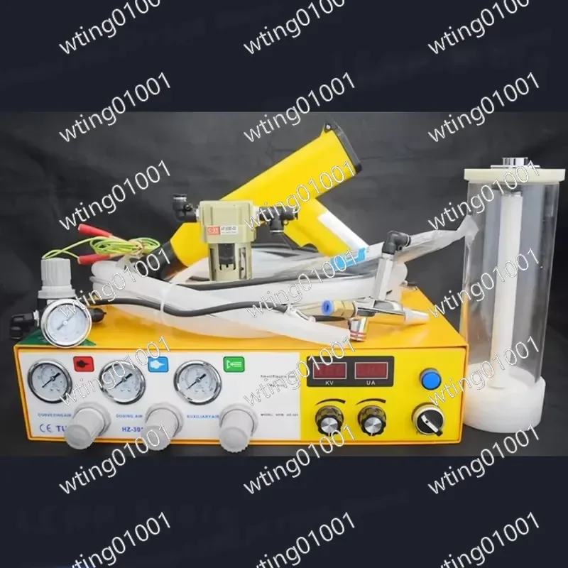 220V Digital Electrostatic Powder Coating Machine with Manual Spray Gun High Precision Spraying Equipment for Metal Surface