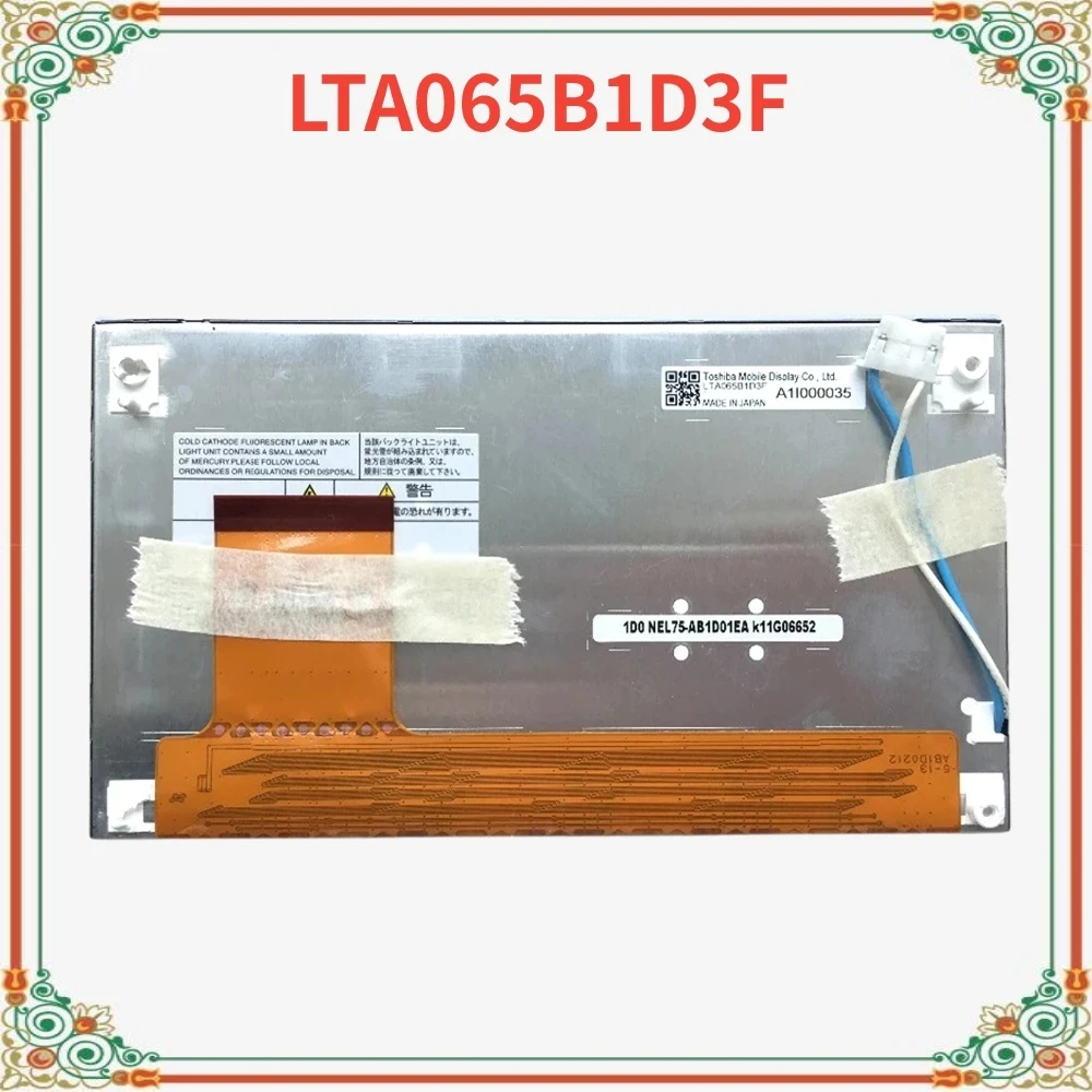 LTA065B1D3F Oringal A+ grade 6.5 inch LCD Display Screen Panel for Hyundai Car GPS Navigation System by Toshiba 6.5 inch Monitor