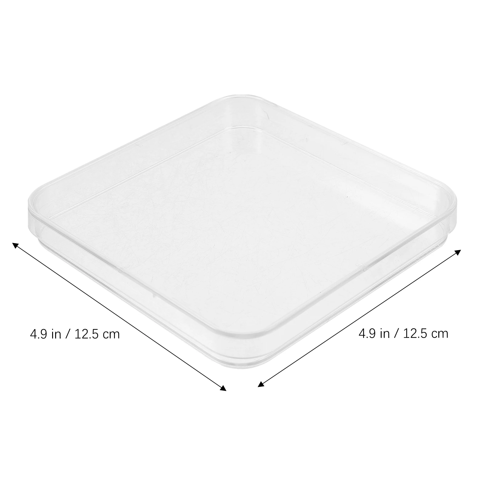 

Disposable Petri Dish Lab Dishes with Lids Clear Science Laboratory Cell Culture Plates