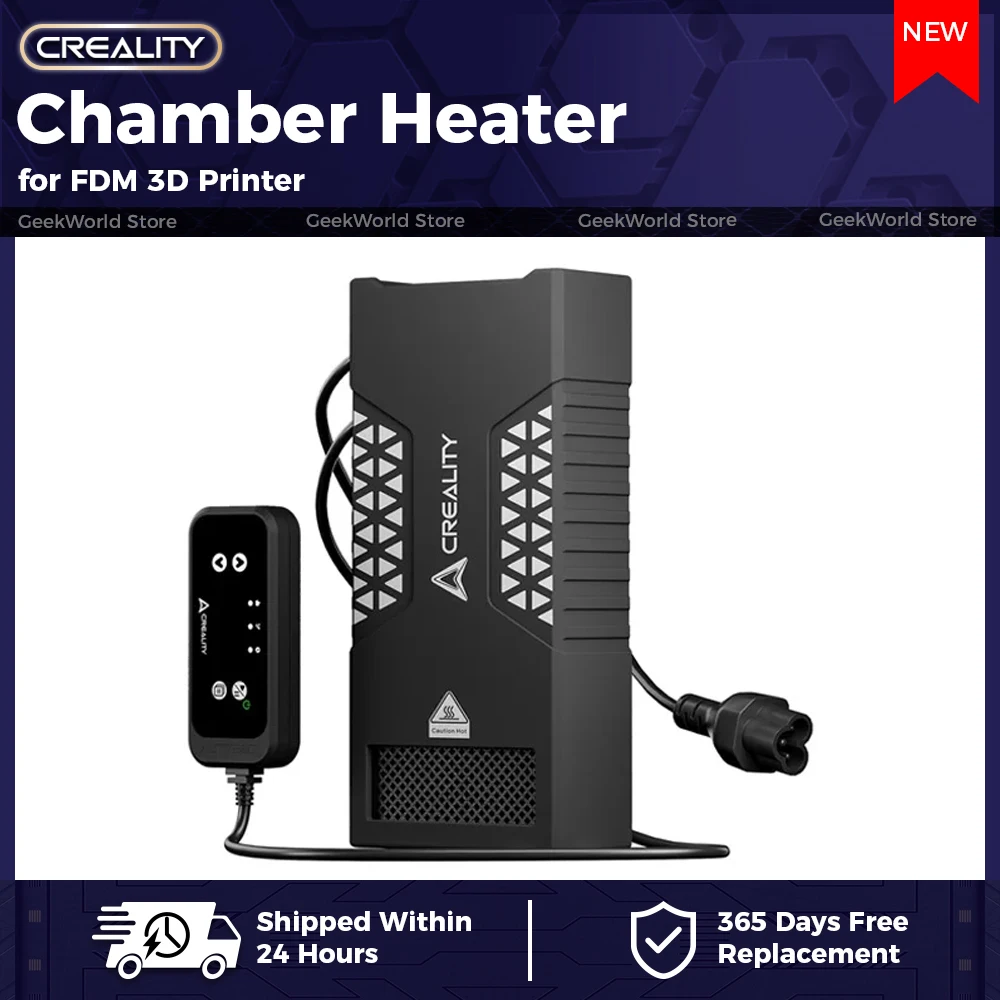 

Оригинальный камерный обогреватель Creality до 70 ℃ Сушка нити с двойной защитой и температурой камеры для всех 3D-принтеров FDM