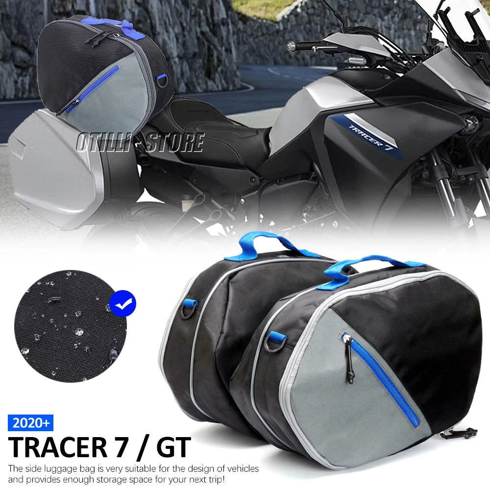 For Yamaha Tracer 7 TRACER 700 GT Tracer7 Saddle Bags luggage bags motorcycle side luggage bag saddle liner bag 2020 2021 2022