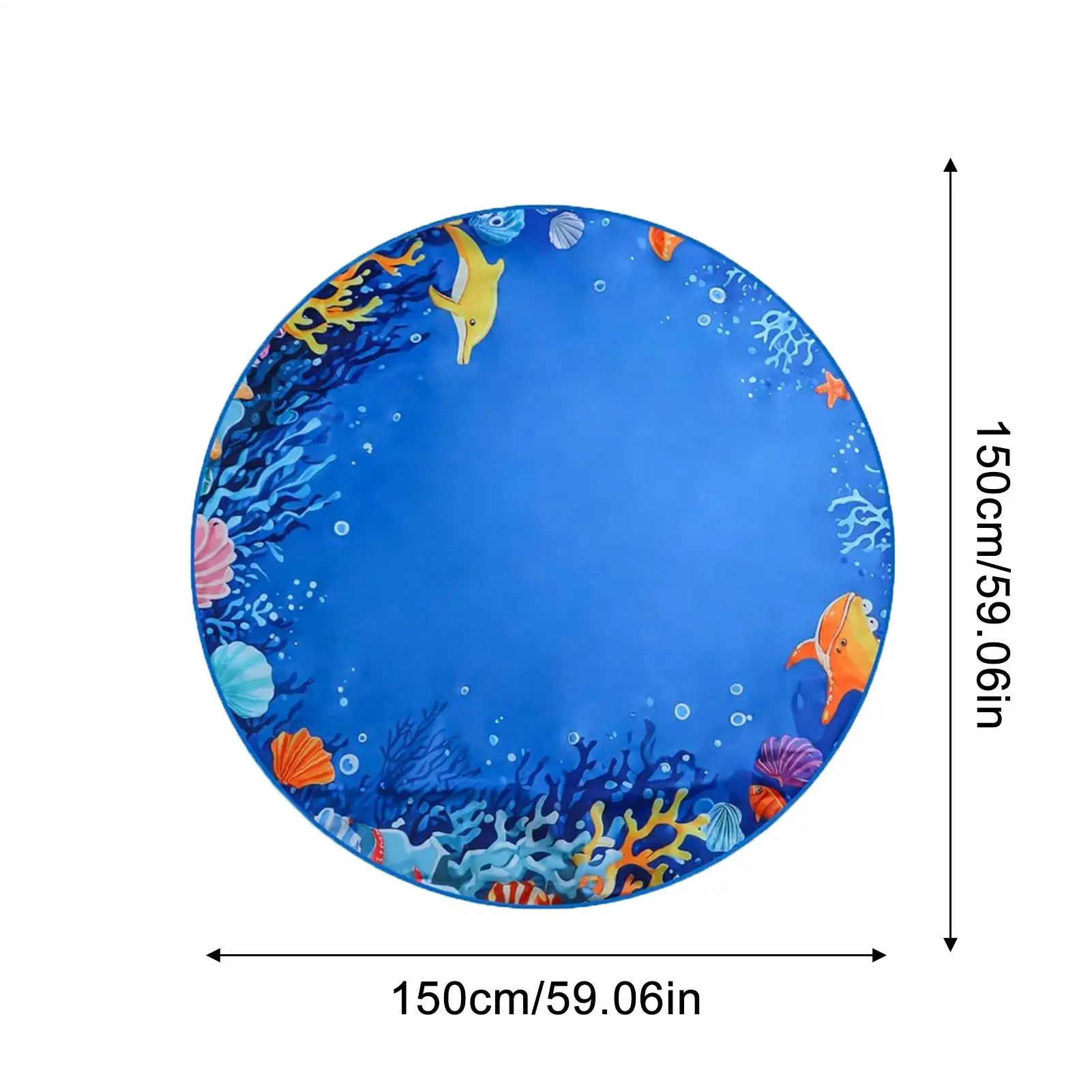 Baby Beach Pool Beach Blanket Paddling Pool With Carrying Bag Sandproof Water Play Outdoor Toy For Boys Girls Kids Child