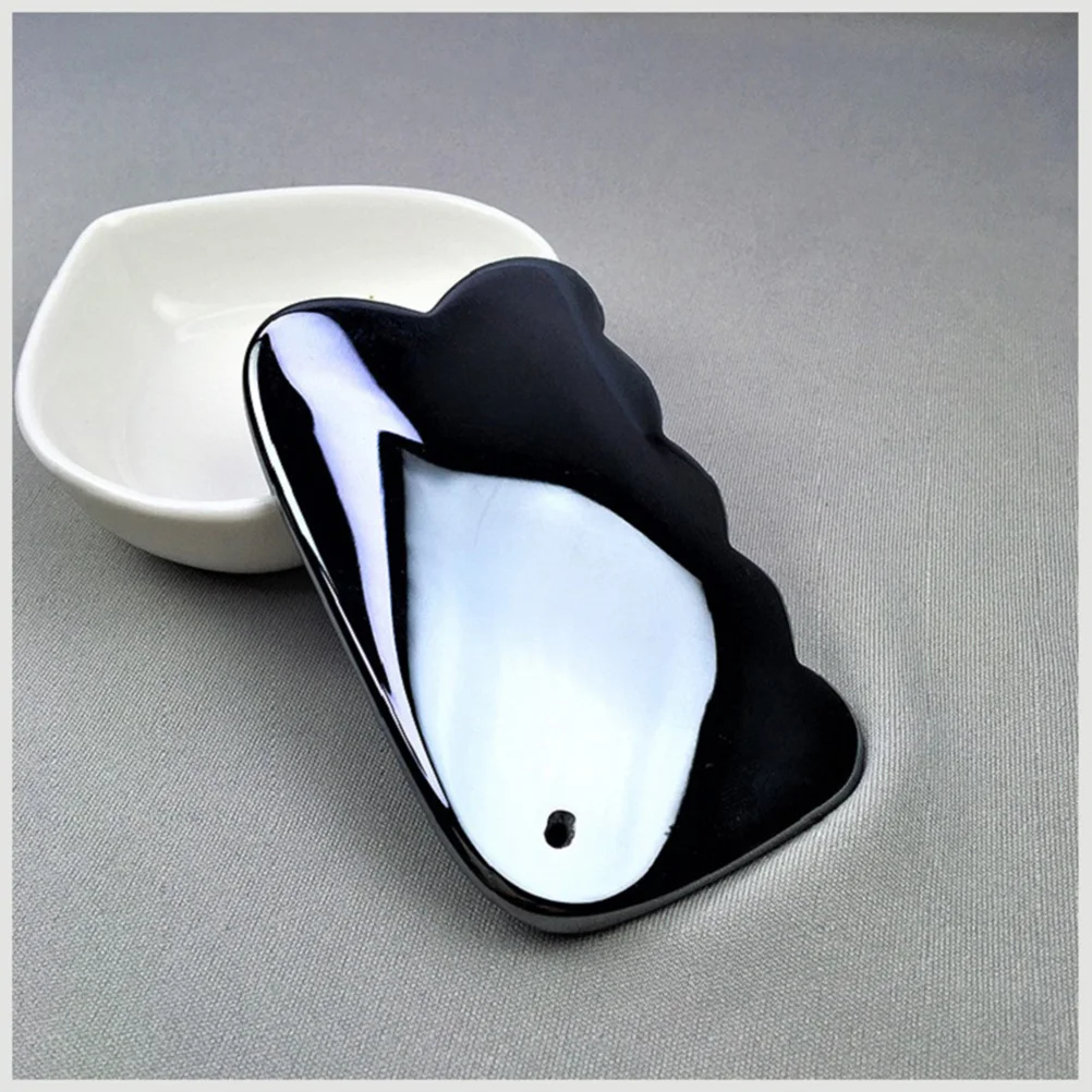 

Terahertz Face Scraping Plate Black Smooth Skin Friendly Multi-Functional Massaging Board for Beauty Spa Care Gift