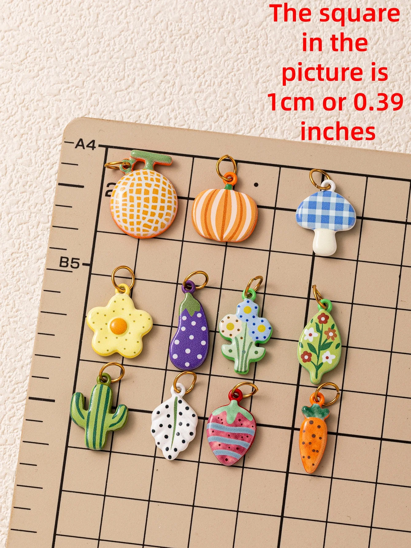 316 Edelstahl Wasserdichte Farbbeständige Einfache und Frische Beliebte Pilz-Blatt-Blumen DIY Anhänger Charms für Schmuck – Detail 1
