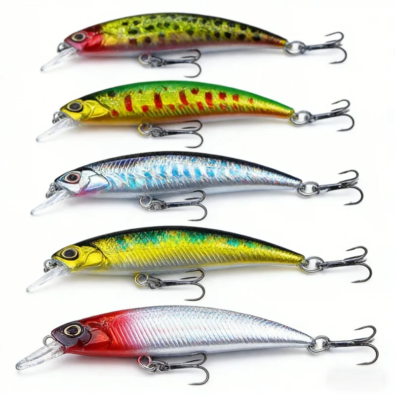 Tauchfähiger Minnow Lua Köder 10,8 cm 9G Bionischer Köder für Barsch und Hecht Spezieller Angelköder Weitwurf-Sinkköder für Süß- und Salzwasser