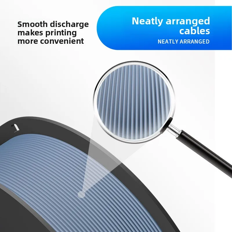 3D printer parts PLA consumables, high-speed printer consumables 3D printing consumables 1.75mm, 1kg per roll,