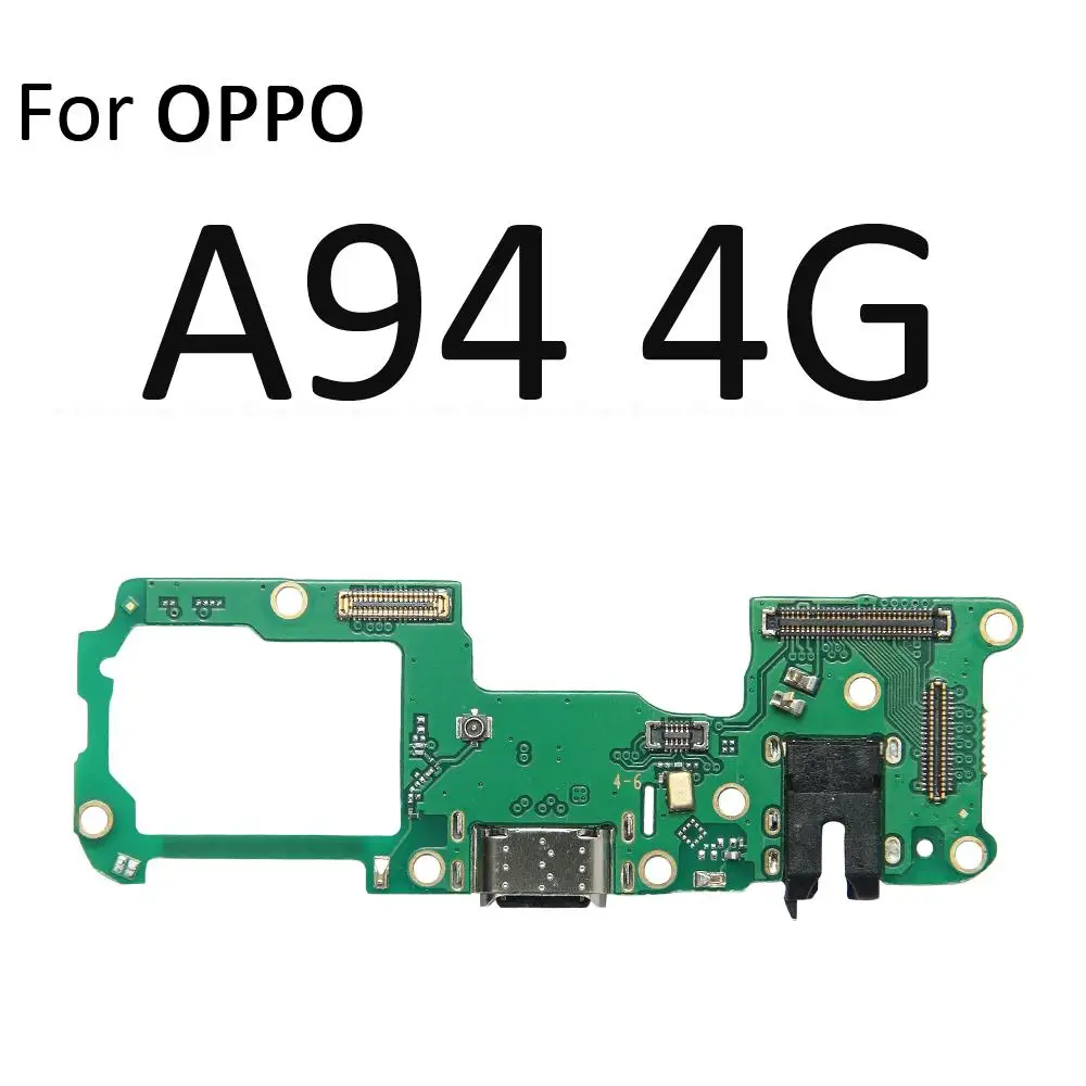 Porta de carregamento USB Dock Plug Connector, Charger Board, Mic Flex Cable, OPPO A83, A91, A92, A92s, A93, A93s, A94, A95, A96, A97, 4G, 5G