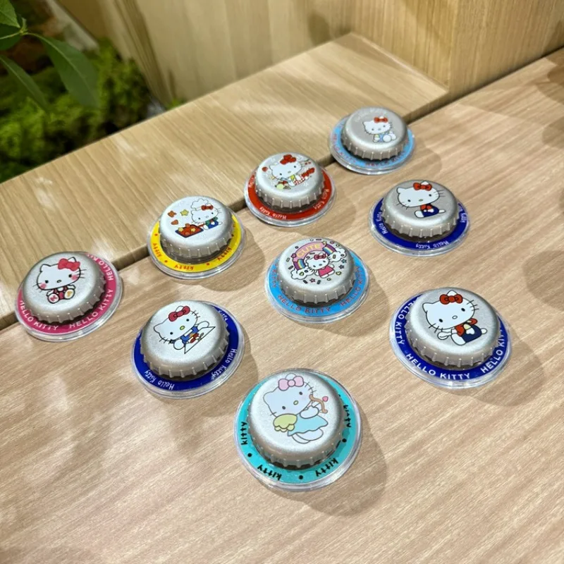 

Fashion Cute Bottle Cap Kitty Cat Magnetic Adsorption Bracket Back Patch Airbag New Model for Magsafe Couple Portable