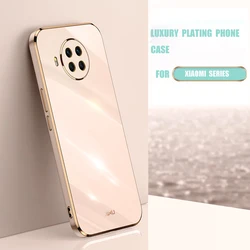 Luxury Plating Phone Case On For Xiaomi Mi 10t Lite 5G 10 T 10tlite Xiomi Mi10t Pro Mi 11 11i Ultra Silicone Coque Back Cover