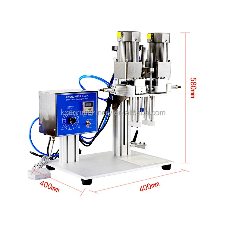 Semi-automatic Plastic Bottle Capping Machine, Screw Capping Bottle Capper