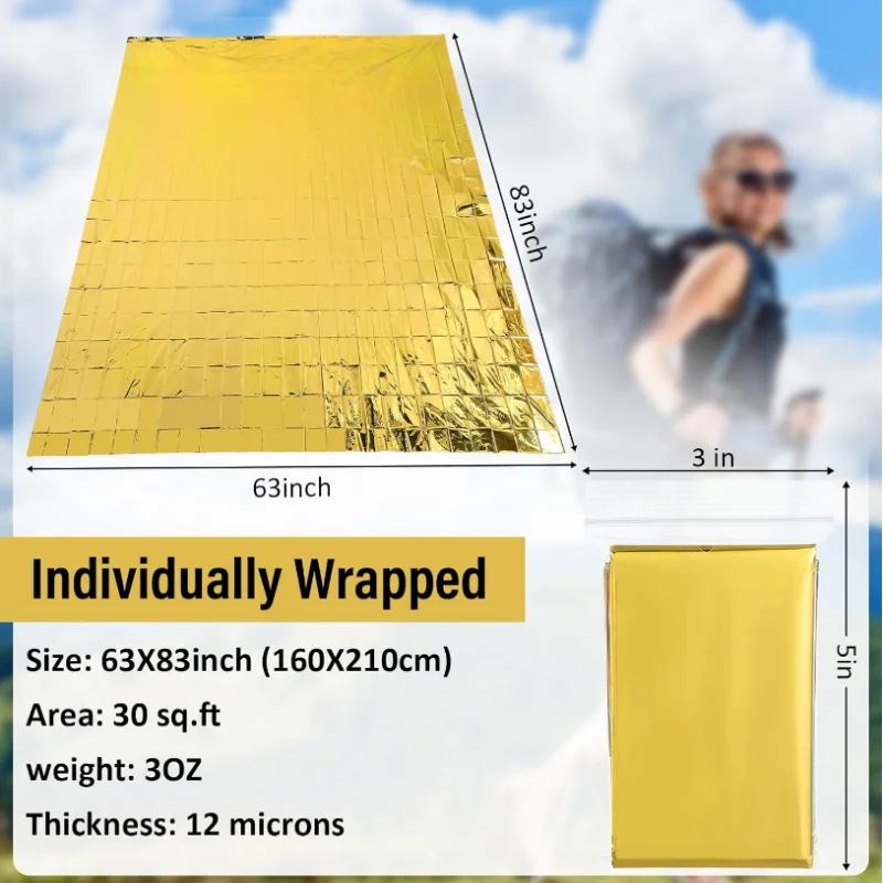 Hurtowy zestaw 20 sztuk gigant – Survival Blanket Reflective recenzja i cena