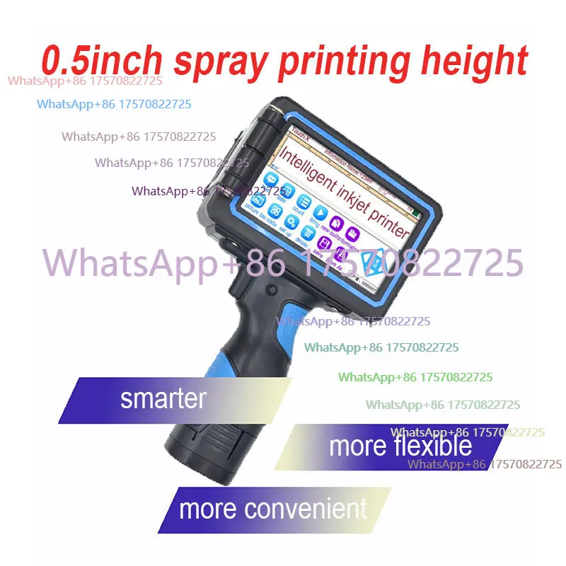Baiyi Handheld 12.7mm Machines Box Printing Machine Ink Jet Printer Expiry Date Coding Inkjet Printer Provided 7.4V