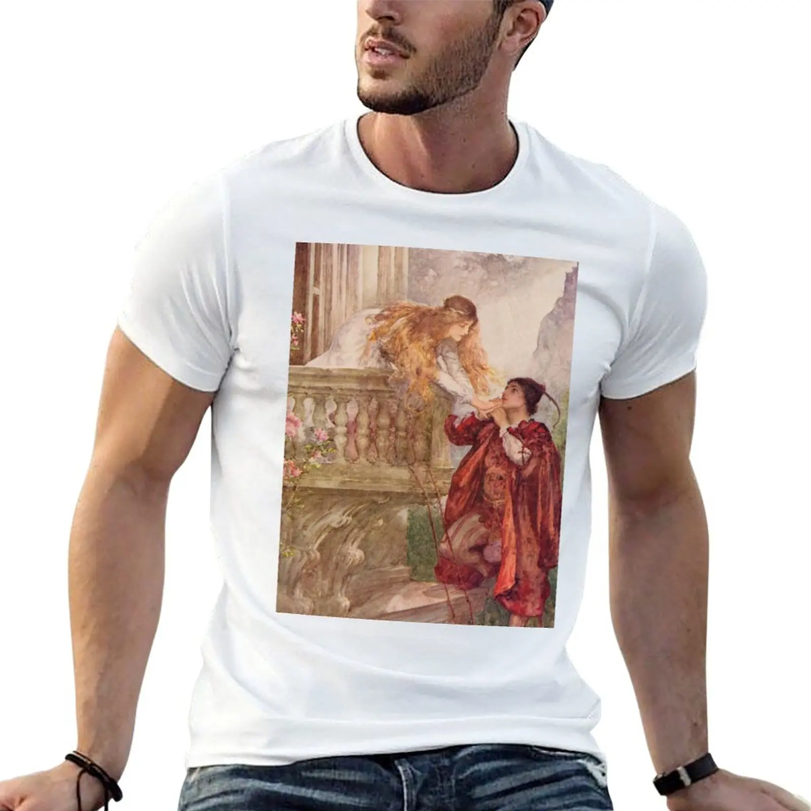 John H. F. Bacon - Romeo And Juliet 1858 T-Shirt Sports Basic Short Sleeve T-Shirt