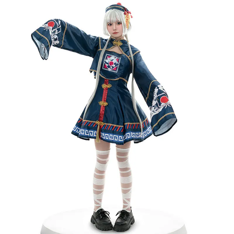 일본 귀여운 로리타 드레스, 중국 여성 카와이 애니메이션 코스프레, 좀비 의류, 뱀파이어 드레스, 부활절 할로윈 의상