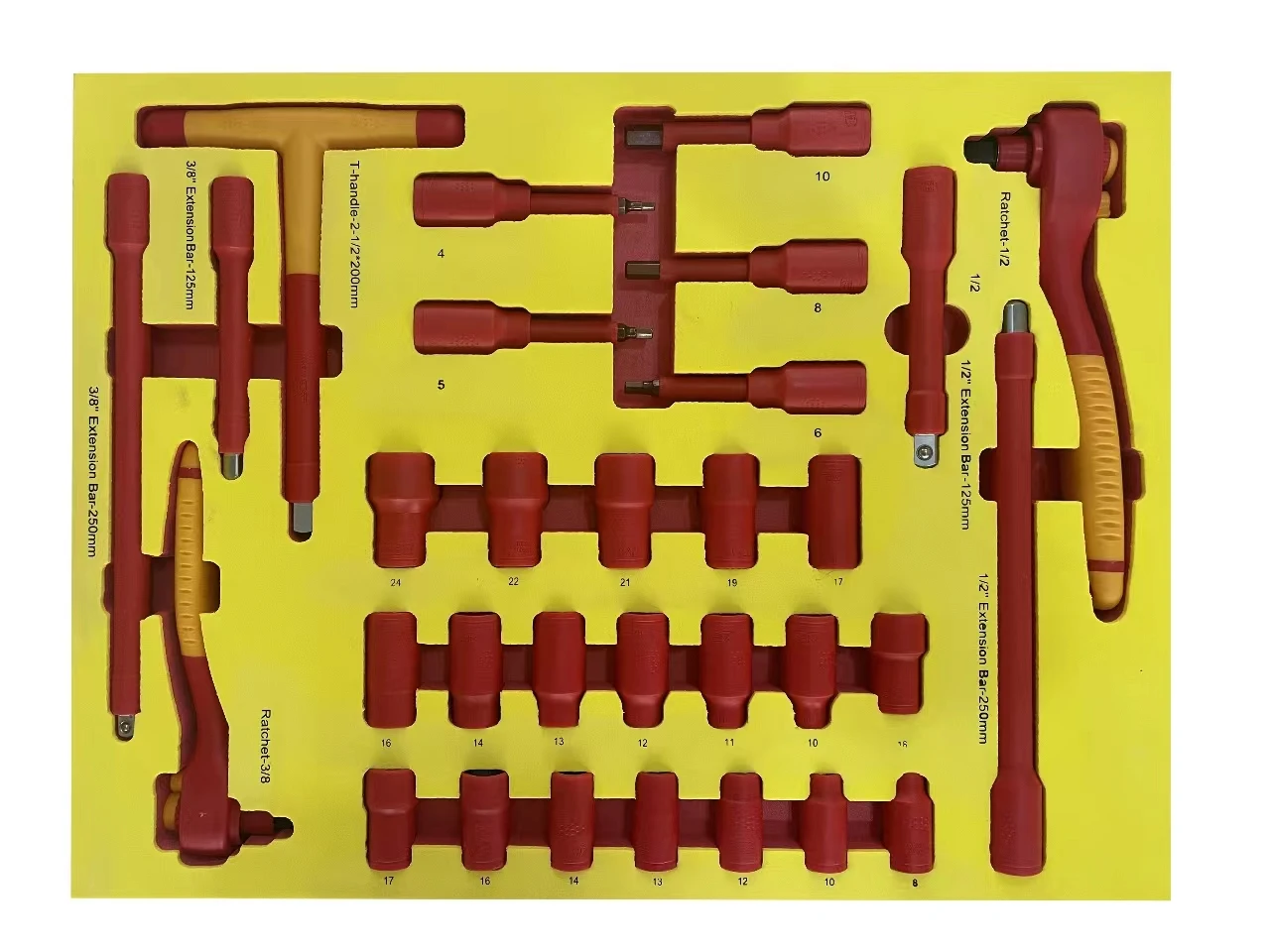 71 قطعة ميكانيكي مركبة الطاقة الجديدة معزول أداة مجموعات إصلاح السيارات تشذيب 1000 فولت GS VDE OEM Cr-V ساندر بيكاكس