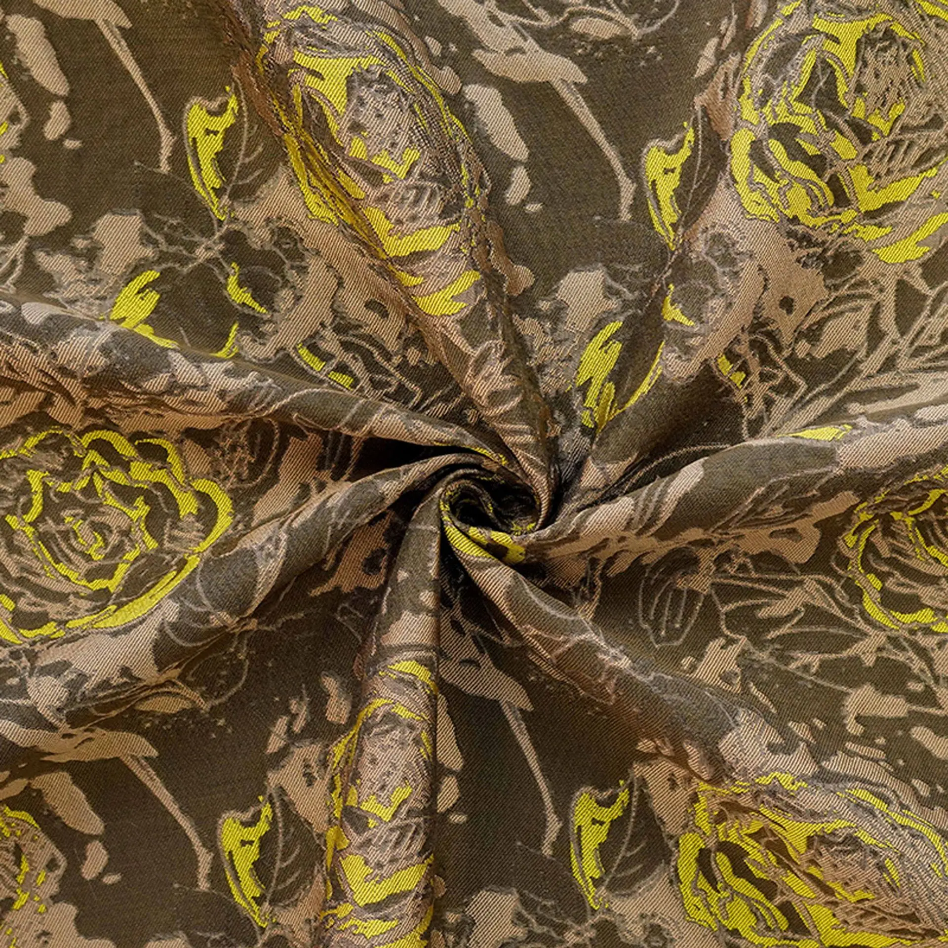 

Retro Relief Abstract Rose Woven Jacquard Fabric Artistic Style Dress Skirt Suit Decorative Sewing Fabric