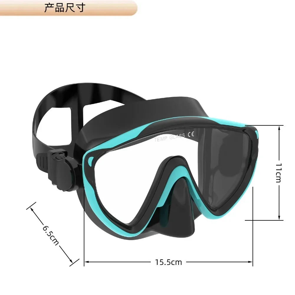 

Full Body New Large Frame Diving Goggles High Definition Big Vision Diving Mask Liquid Silicone Diving Goggles Snorkeling Equipm