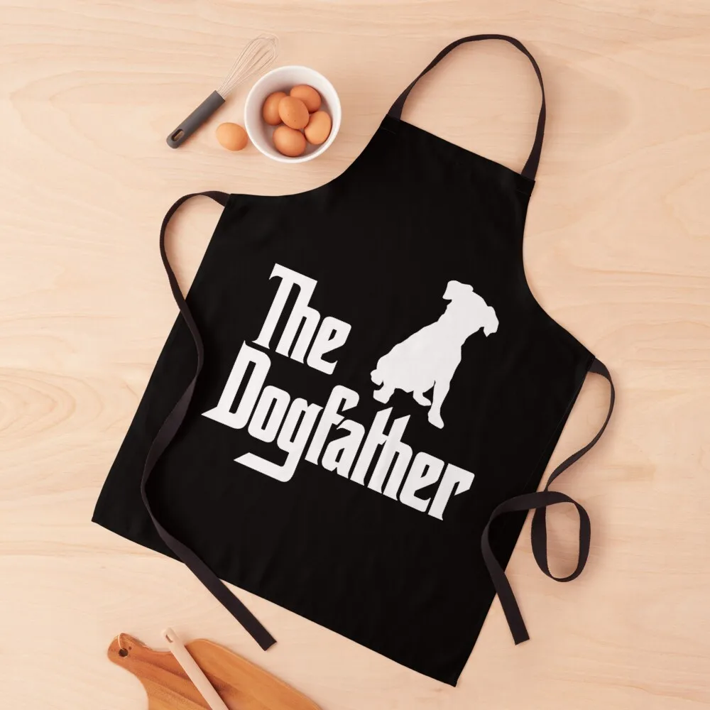 

THE DOGFATHER Apron Things For The Home Kitchen Tools Accessories Chef Uniform Women Apron For Hairdresser