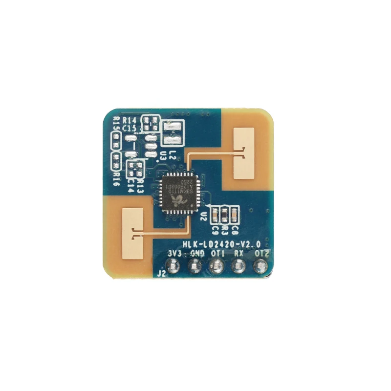 Nuovo modulo Radar di rilevamento della presenza umana del sensore MMwave a basso consumo energetico intelligente 24G HLK-LD2420 ad alta sensibilità