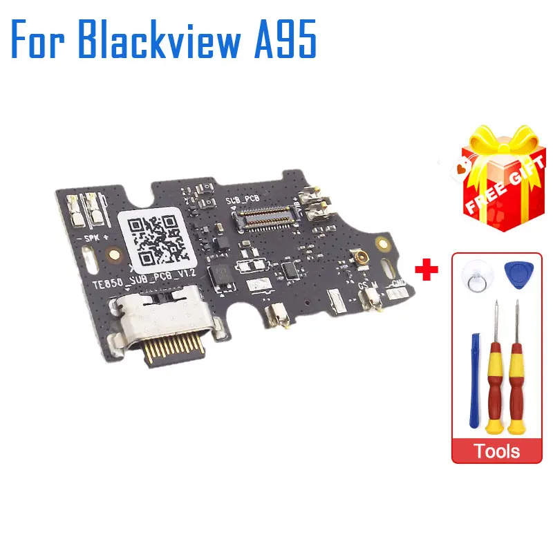 

Blackview A95 USB Board Original USB Board Base Charging Port Board Module With Mic Repair Accessories For Blackview A95 Phone