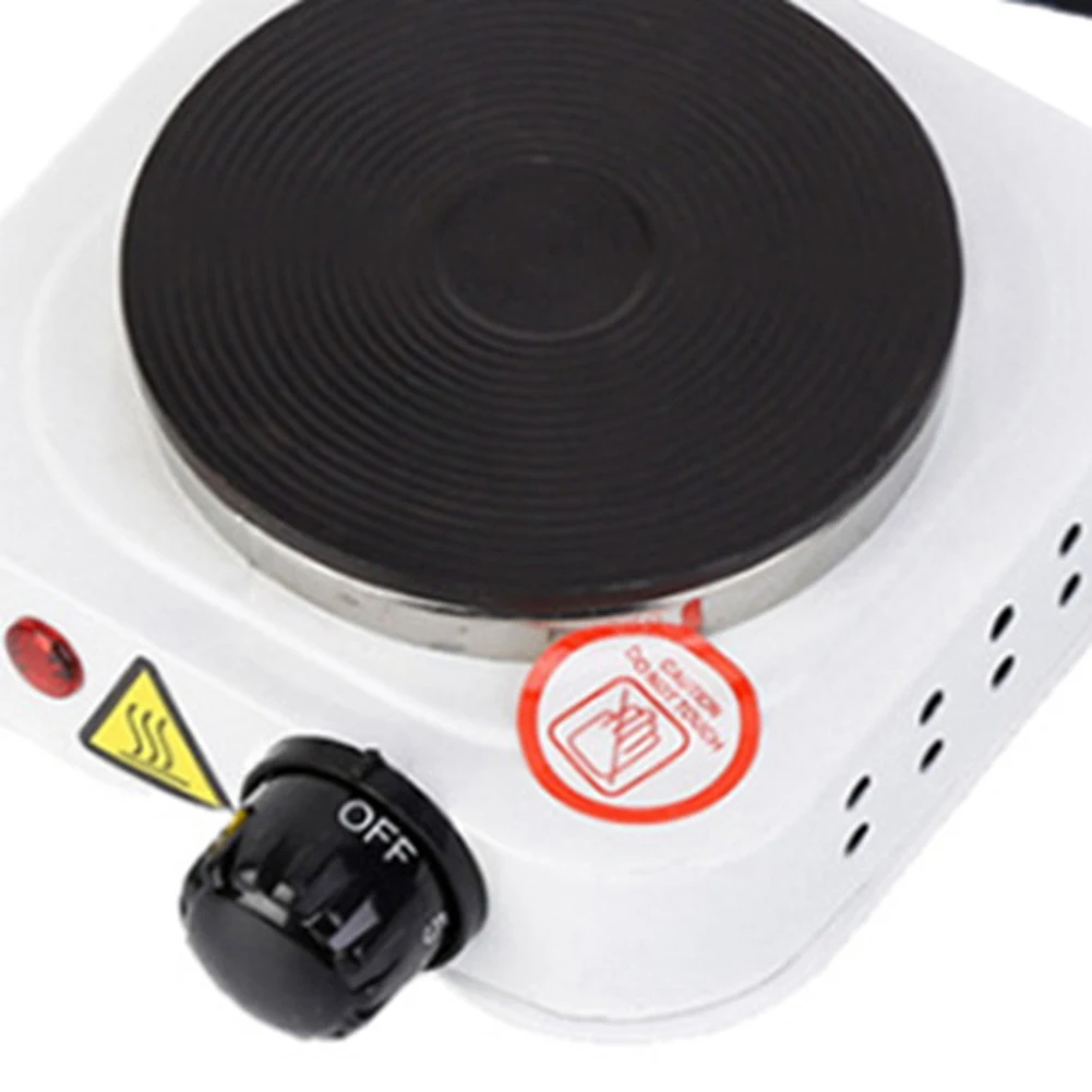 AEE8-Hot Plate Iron Burner Home Kitchen Cooker Household Cooking Appliances EU Plug White