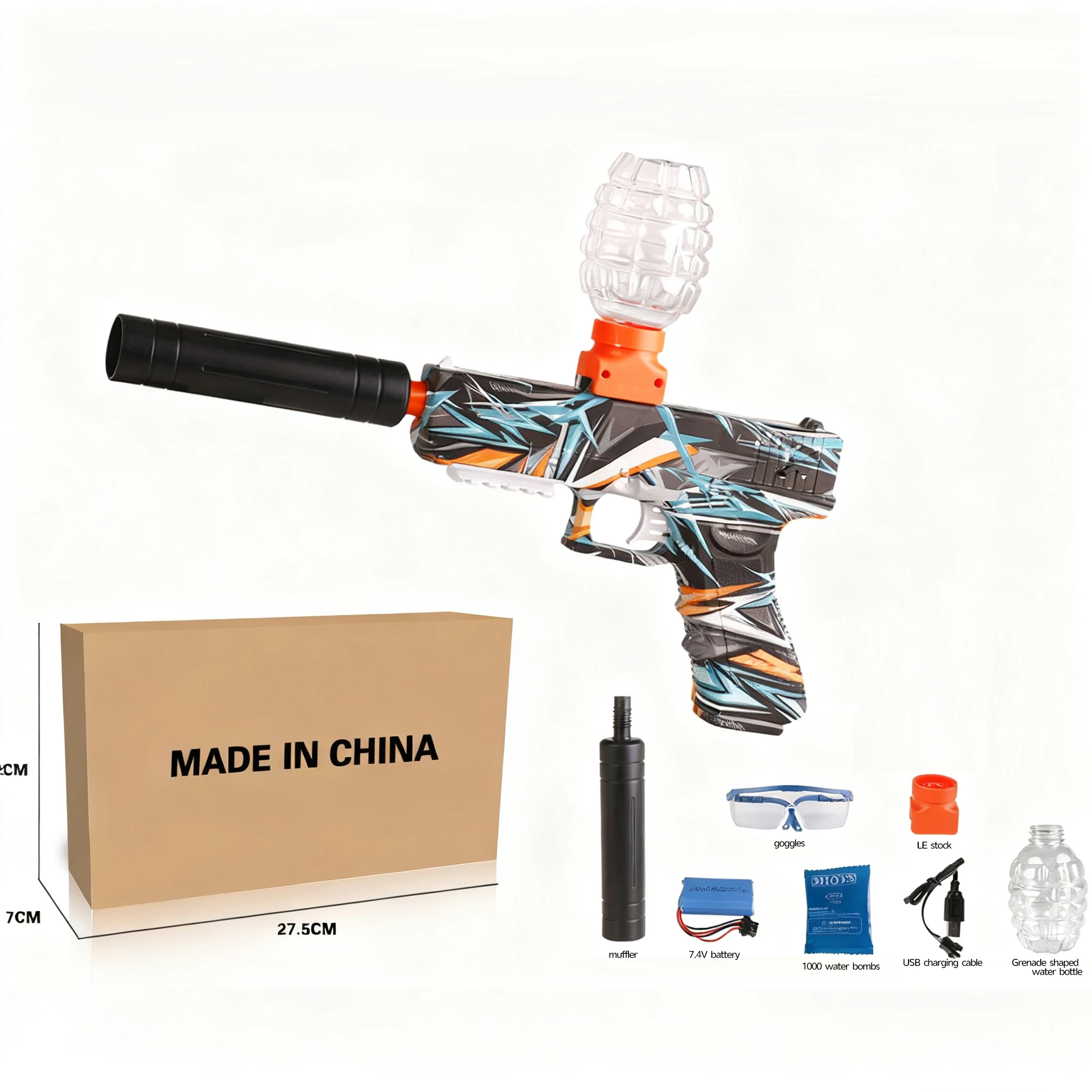 2025 Nuevo juguete de pistola Blaster eléctrica, tiro de alta precisión, juego de fiesta - Regalo de Navidad de Acción de Gracias de Halloween